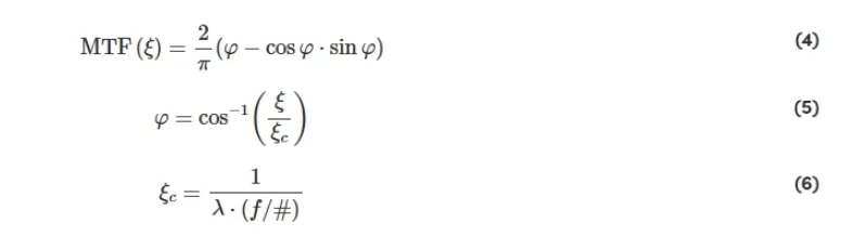 Introduction to Modulation Transfer Function
